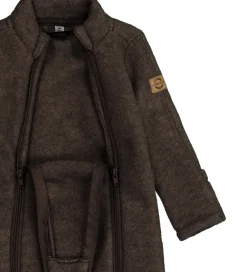 Mikk-Line Køredragter*Køredragt - Uld - Dark Brown Melange