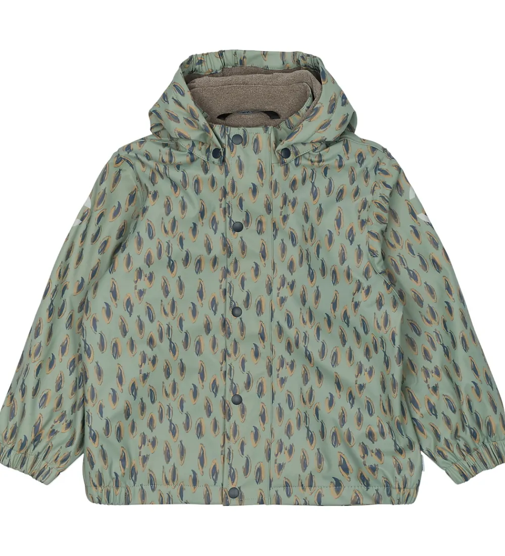 Regntøj-Mikk-Line Regntøj m. Fleece - PU - Iceberg Green