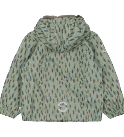 Regntøj-Mikk-Line Regntøj m. Fleece - PU - Iceberg Green