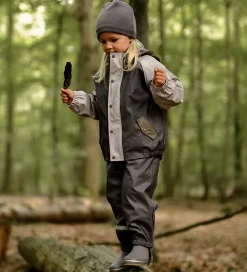 Mikk-Line Regntøj*Regntøj m. Fleece/Seler - PU - 3i1 - Sparrow