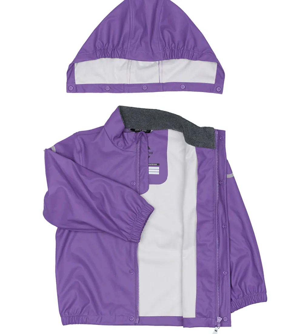 Mikk-Line Regntøj*Regntøj m. Seler - PU - Deep Lavender