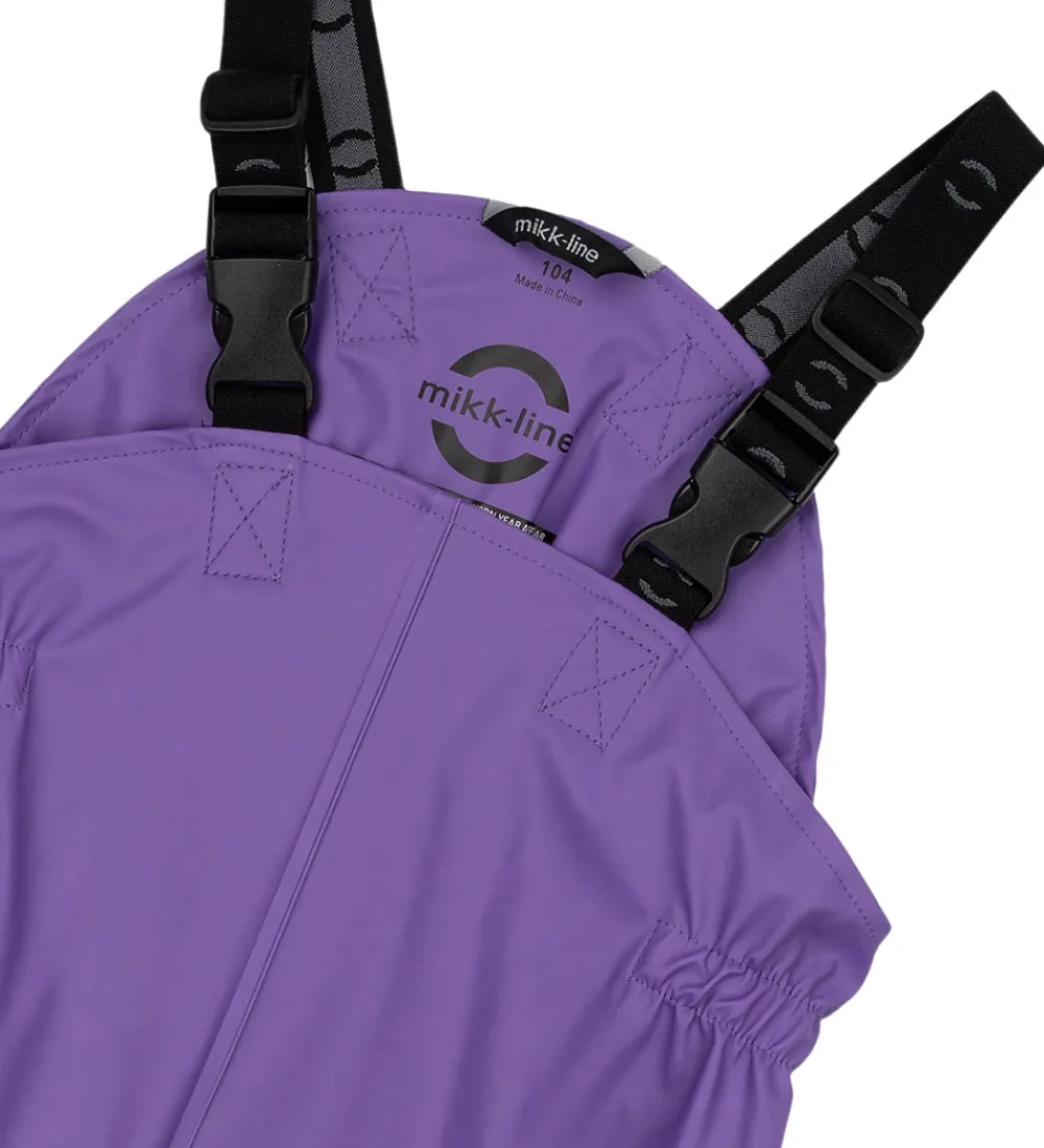 Mikk-Line Regntøj*Regntøj m. Seler - PU - Deep Lavender
