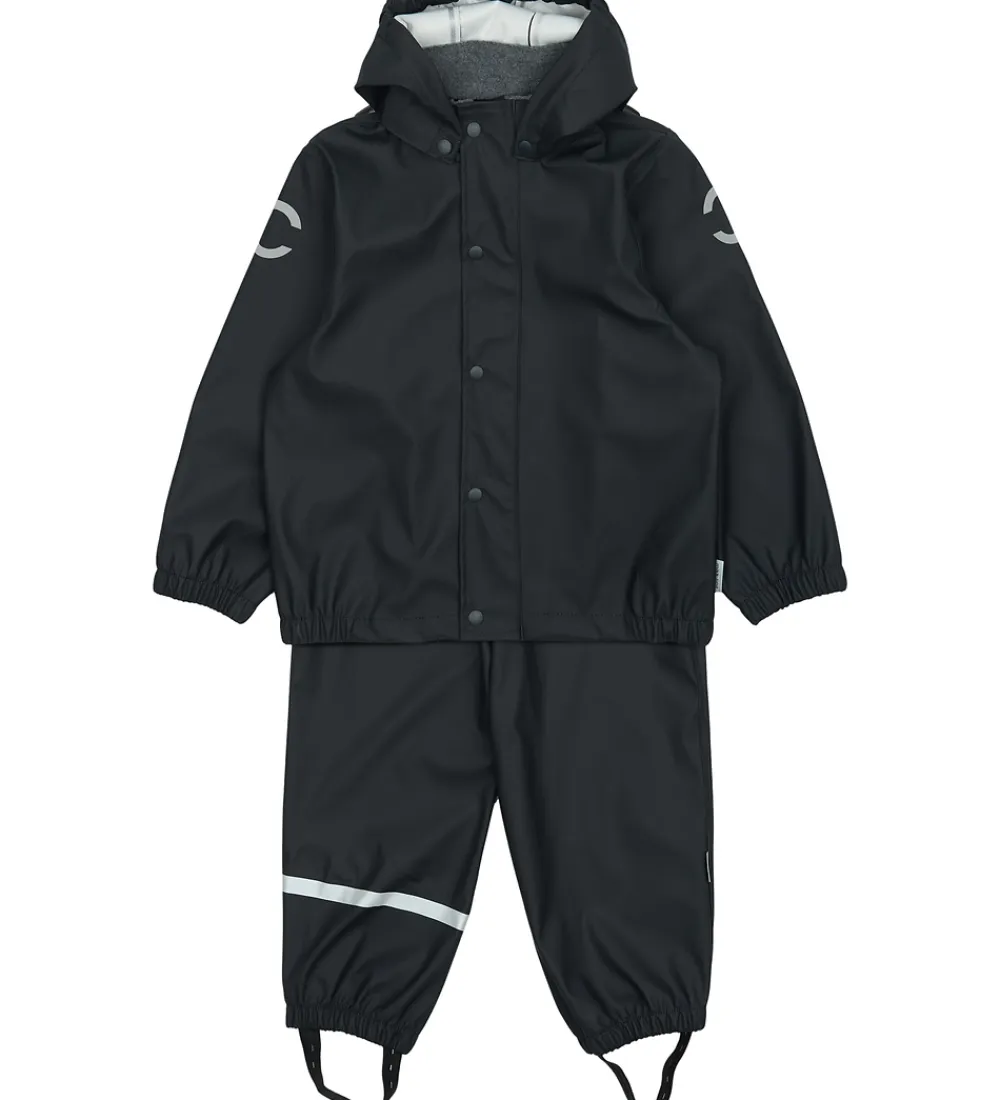 Mikk-Line Regntøj*Regntøj m. Seler - PU - Dark Navy