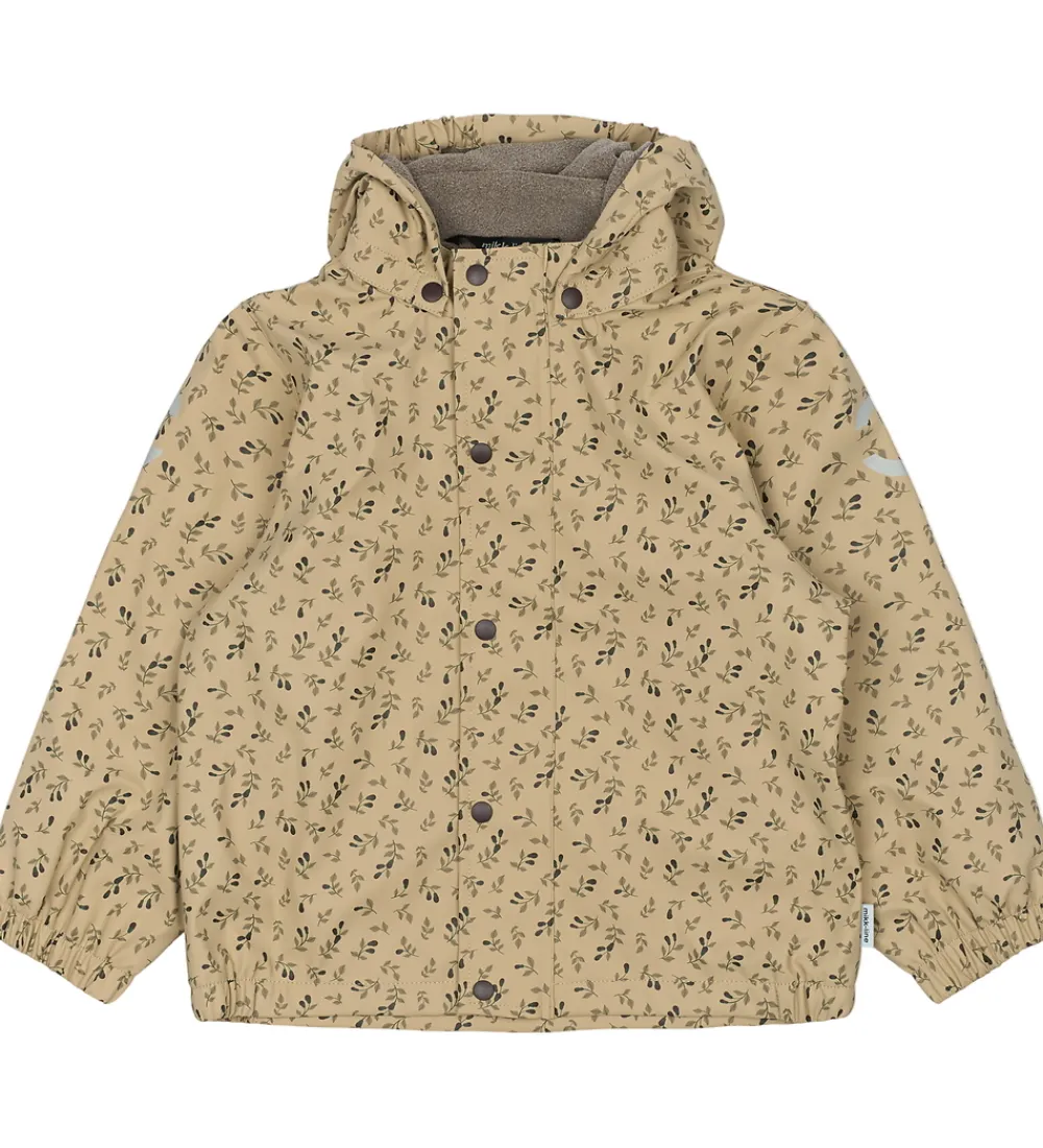 Regntøj-Mikk-Line Regntøj m. Seler/Fleece - PU - Cornstalk