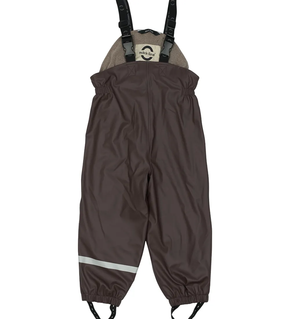 Regntøj-Mikk-Line Regntøj m. Seler/Fleece - PU - Cornstalk