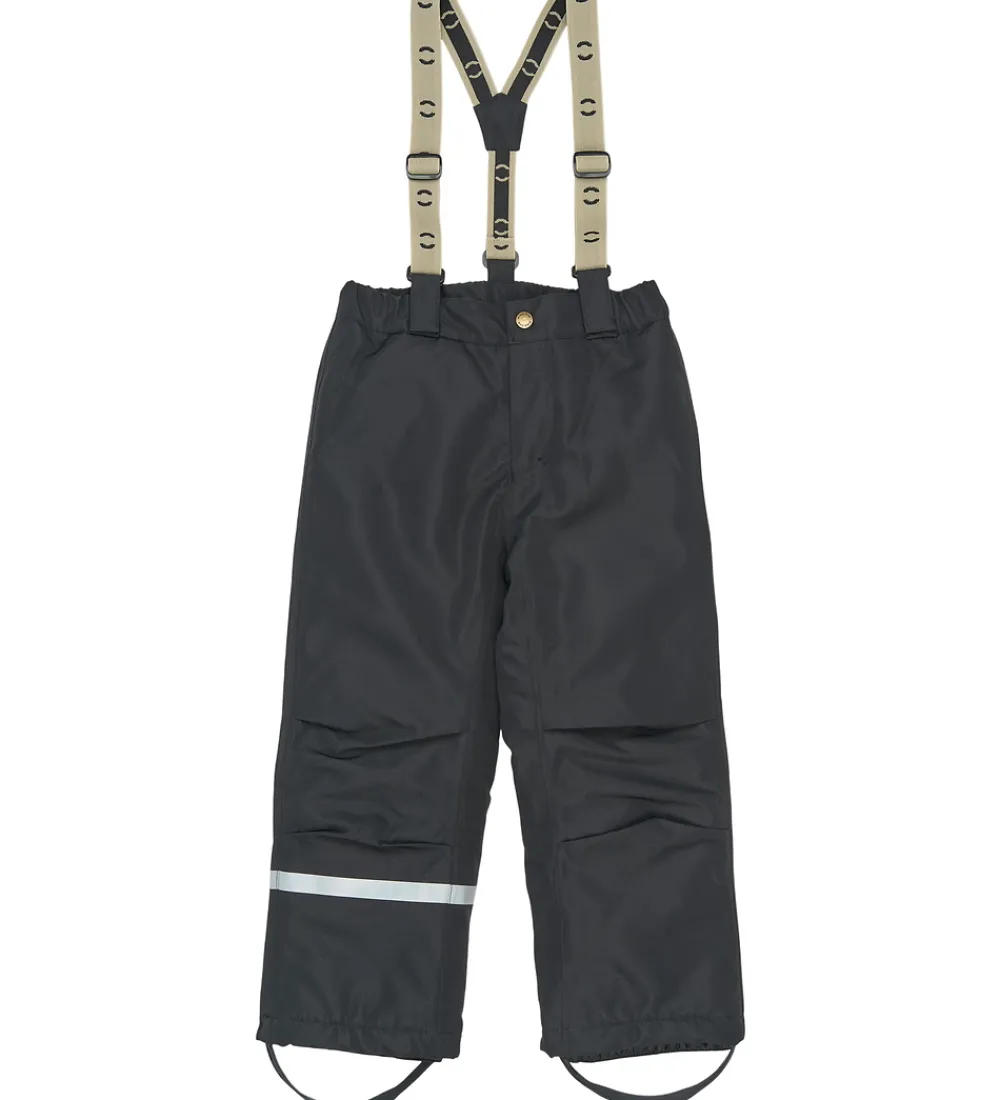 Mikk-Line Skibukser|Skibukser*Skibukser m. Seler - Recycled - Sort
