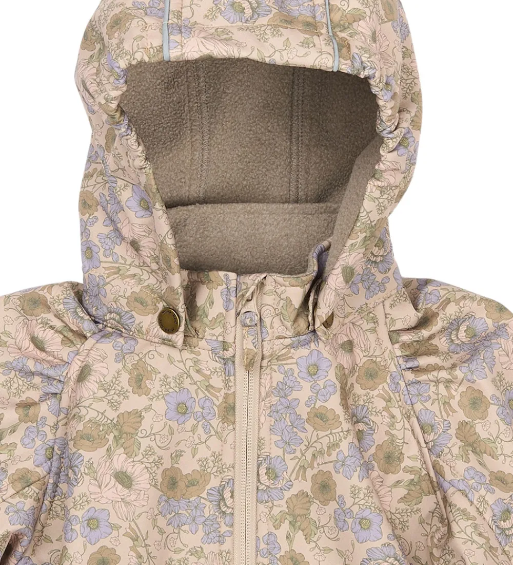 Softshell-Mikk-Line Softshelljakke m. Fleece - Recycled - Doeskin m. Bloms