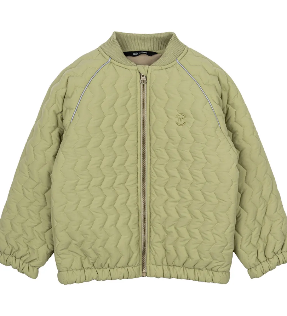 Mikk-Line Sommerjakker*Sommerjakke - Gray Green m. Drage