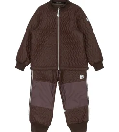 Termotøj-Mikk-Line Termotøj m. Fleece - Duvet - Coated - French Roast