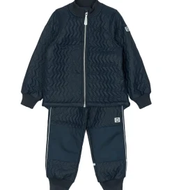 Termotøj-Mikk-Line Termotøj m. Fleece - Duvet - Coated - Blue Nights