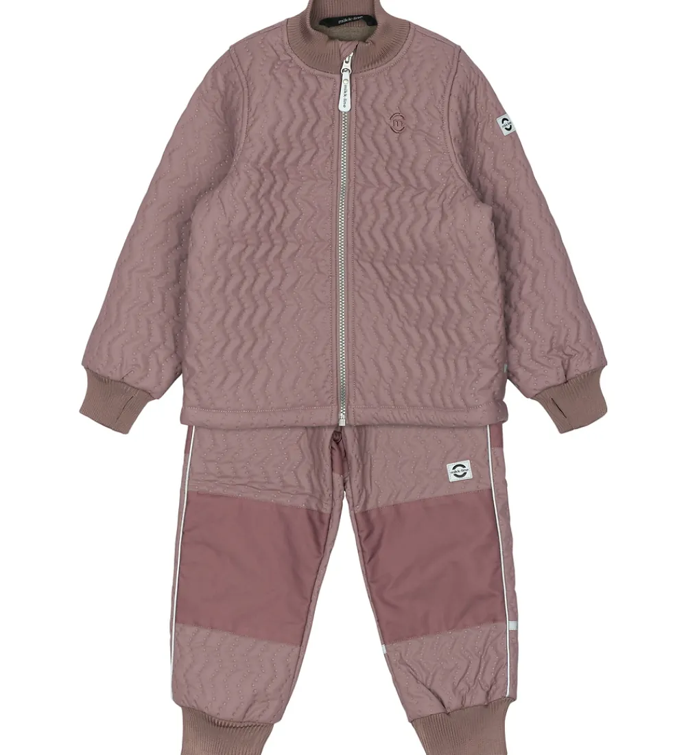 Mikk-Line Termotøj*Termotøj m. Fleece - Duvet - Coated - Twilight Mauve