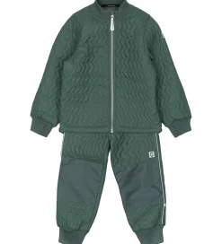 Termotøj-Mikk-Line Termotøj m. Fleece - Duvet - Coated - Balsam Green