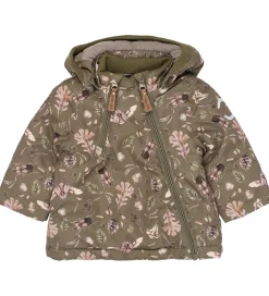 Mikk-Line Vinterjakker*Vinterjakke - Recycled - Burnt Olive m. Print