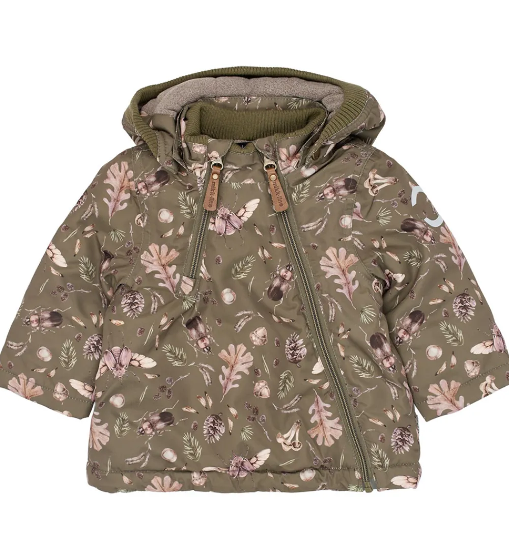 Mikk-Line Vinterjakker*Vinterjakke - Recycled - Burnt Olive m. Print