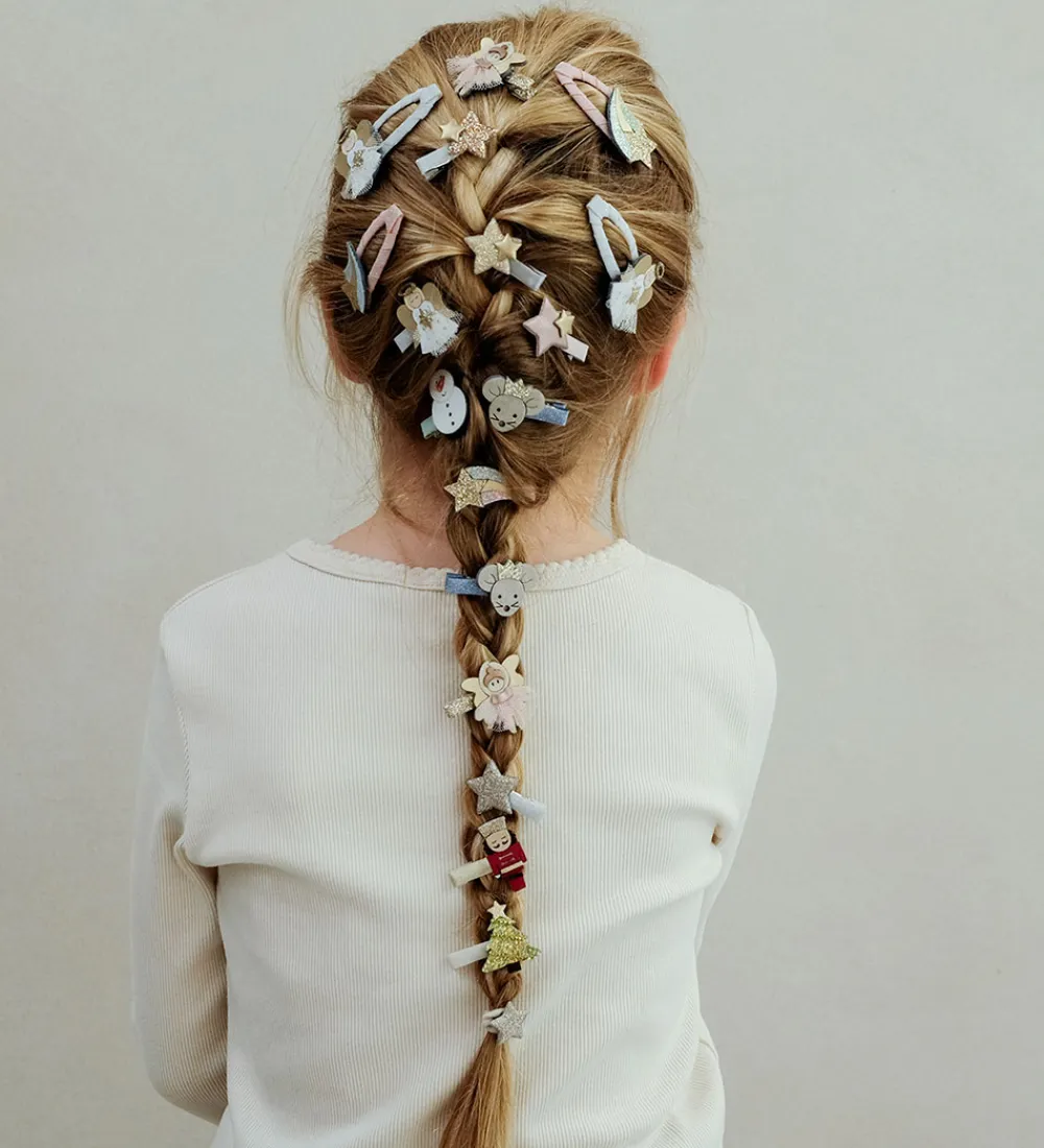 Hårspænder|Hårpynt-Mimi & Lula Hårclips - 8-pak - Mini Starry Shimmer