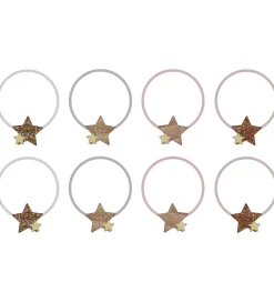 Hårpynt|Hårelastikker-Mimi & Lula Hårelastikker - 8-pak - Starry Shimmer