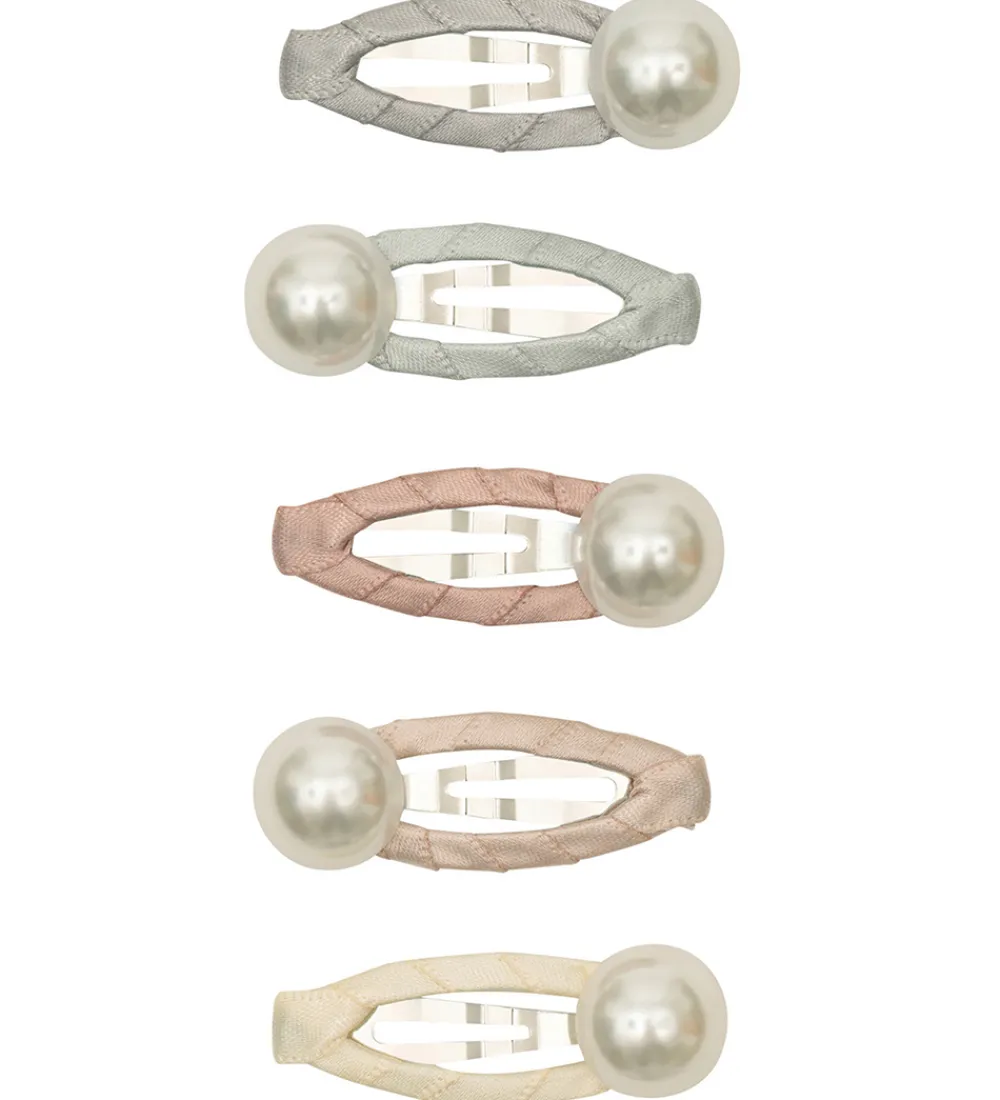 Mimi & Lula Hårspænder|Hårpynt*Hårspænder - 5-pak - 4 cm - Mini Pearly Enchanted