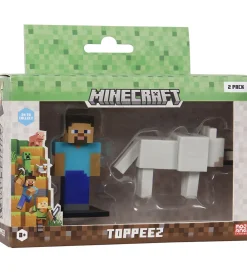 Minecraft Figurer*Legetøjsfigurer - 3D - 2-pak - Steve/Dennis