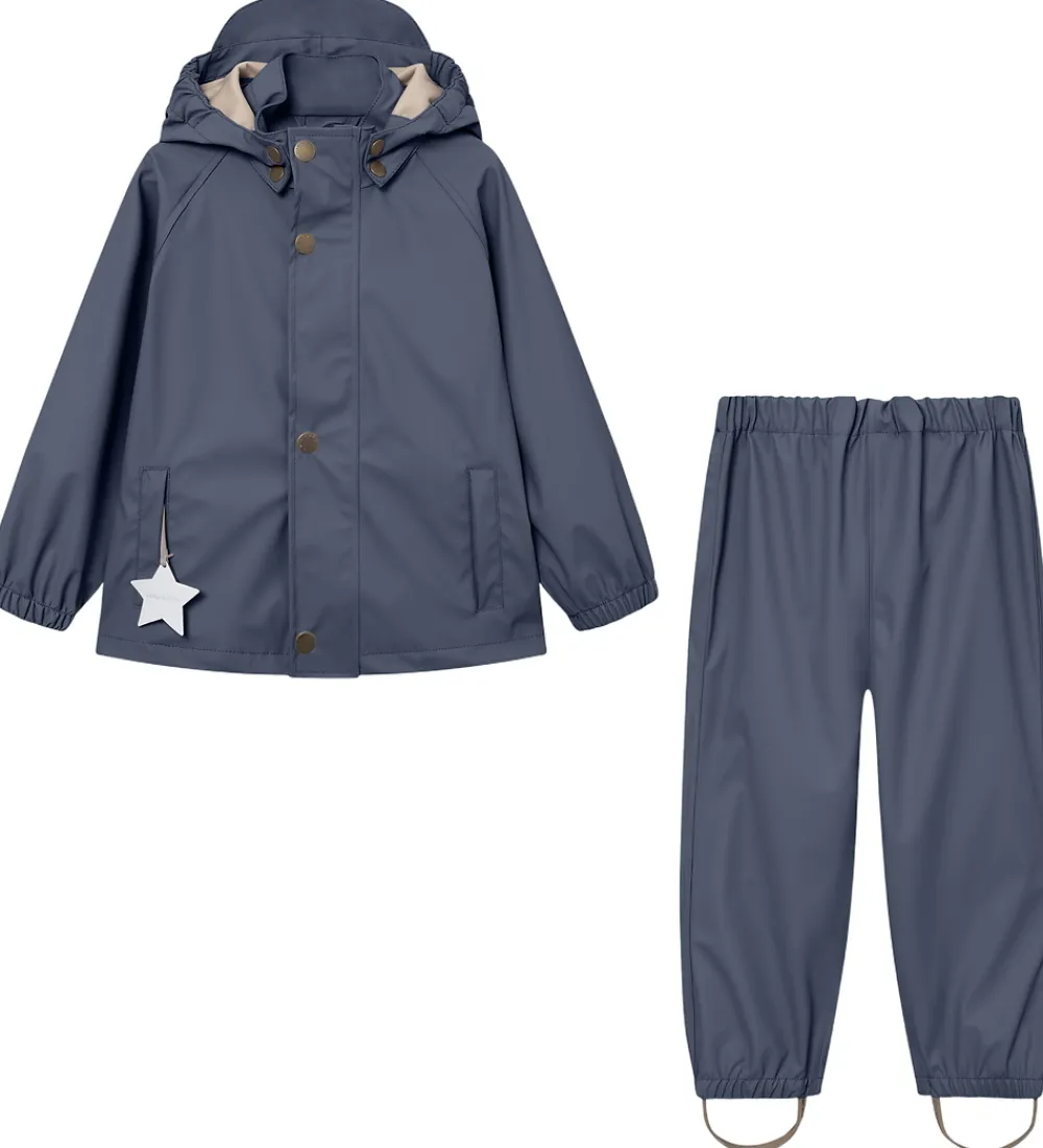 Regntøj-Mini A Ture Regntøj - PU - MatReinar - Ombre Blue