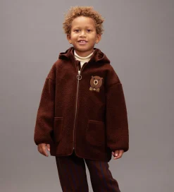 Mini Rodini Fleece*Fleecejakke - Bear - Brun