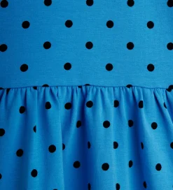 Kjoler-Mini Rodini Kjole - Polka Dots - Blå