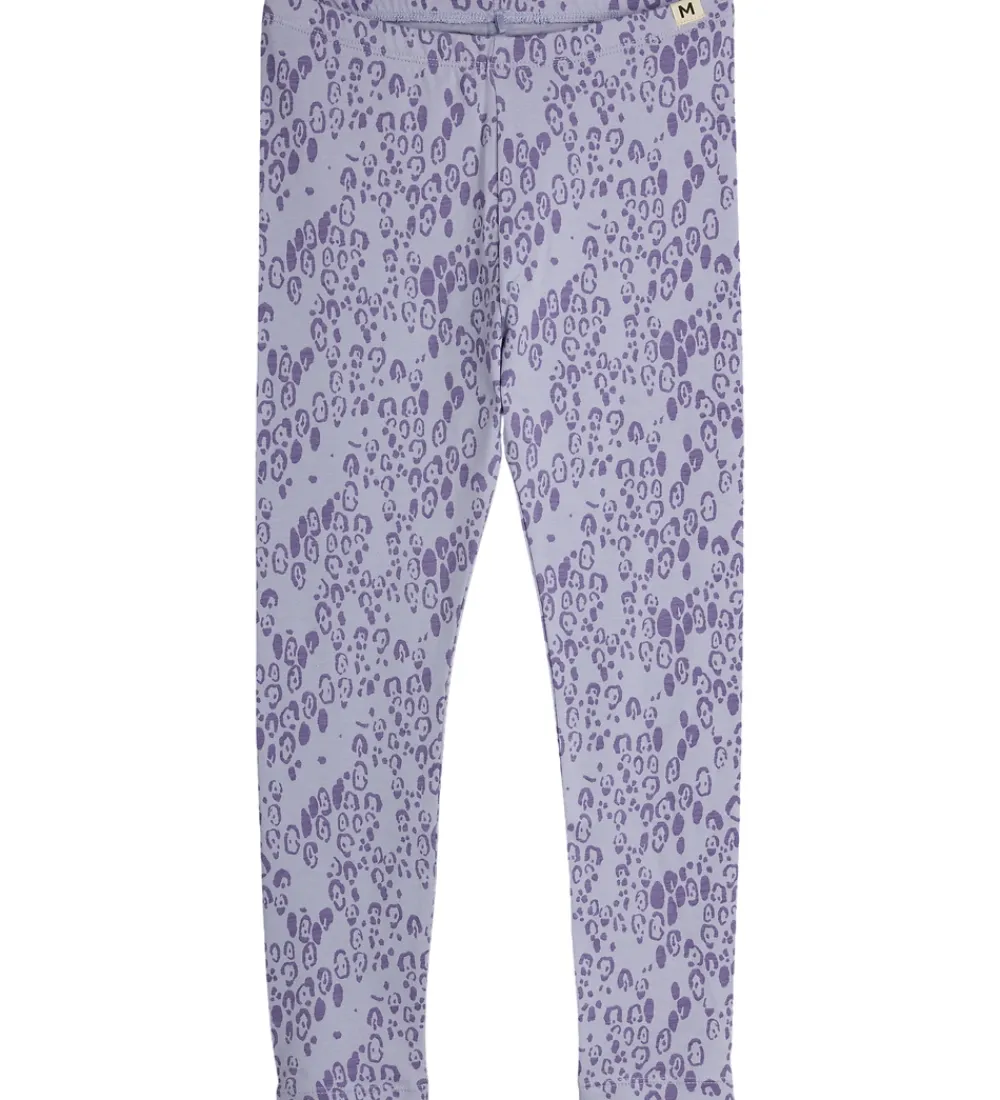 Mini Rodini Leggings*Leggings - Leopard - AOP - Purple