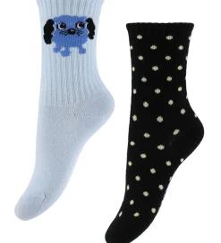Strømper-Mini Rodini Strømper - 7-pak - Doggie - Multi