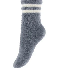 Mini Rodini Strømper*Strømper - Stripe Fluffy - Grå