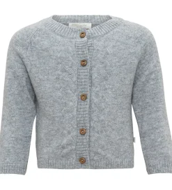 Minimalisma Striktrøjer*Cardigan - Inka - Uld - Gråmeleret