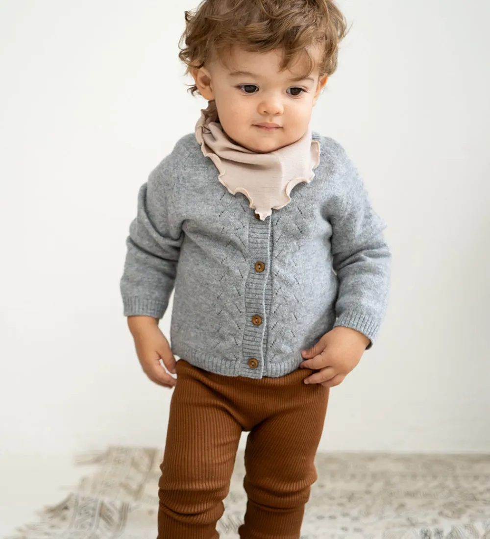 Minimalisma Striktrøjer*Cardigan - Inka - Uld - Gråmeleret