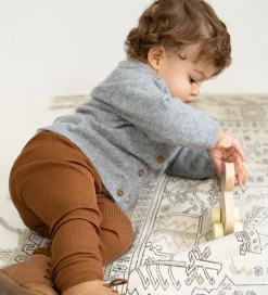 Minimalisma Striktrøjer*Cardigan - Inka - Uld - Gråmeleret