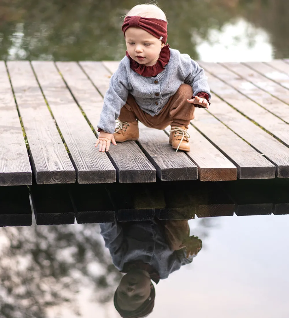 Minimalisma Striktrøjer*Cardigan - Inka - Uld - Gråmeleret