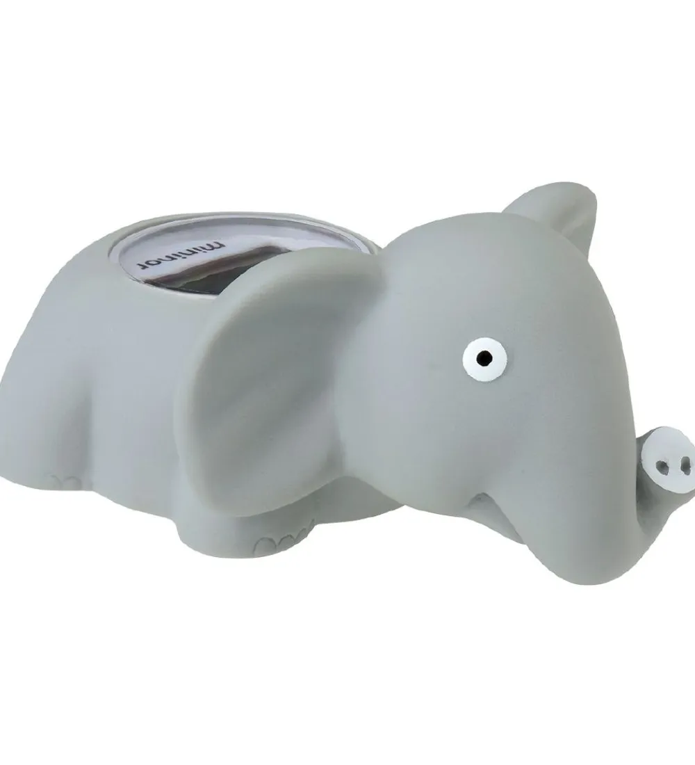 Mininor Termometer*Badetermometer - Elefant - Grå