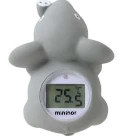 Mininor Termometer*Badetermometer - Elefant - Grå