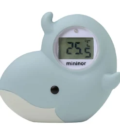 Termometer-Mininor Badetermometer - Hval - Blå