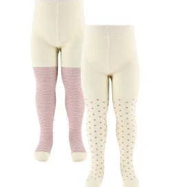 MiniPop Strømpebukser*Strømpebukser - Bambus - 2-pak - Pale Pink