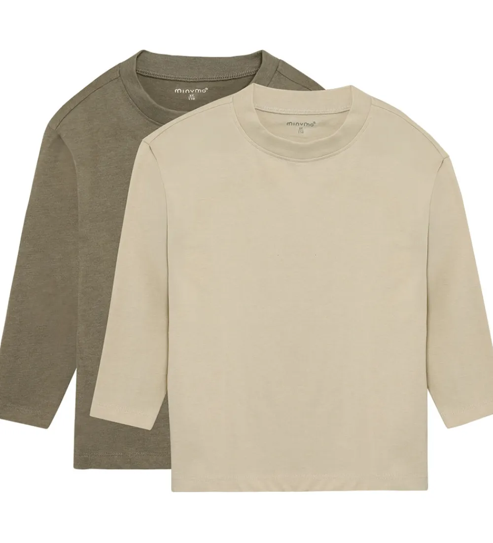 Minymo Basis*Bluser - 2-pak - Loose Fit - Vetiver