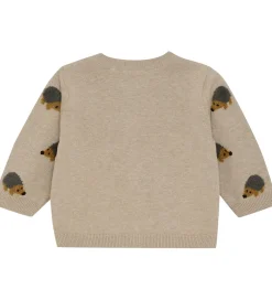 Minymo Striktrøjer*Cardigan Knit - Beige Melange