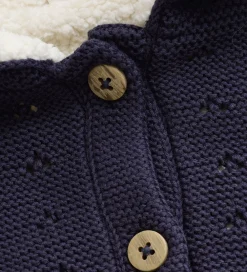 Cardigans-Minymo Cardigan m. Teddy - Parisian Night