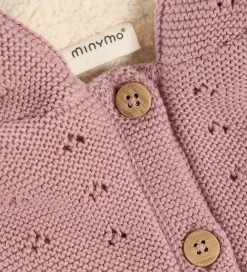 Minymo Cardigans*Cardigan m. Teddy - Woodrose