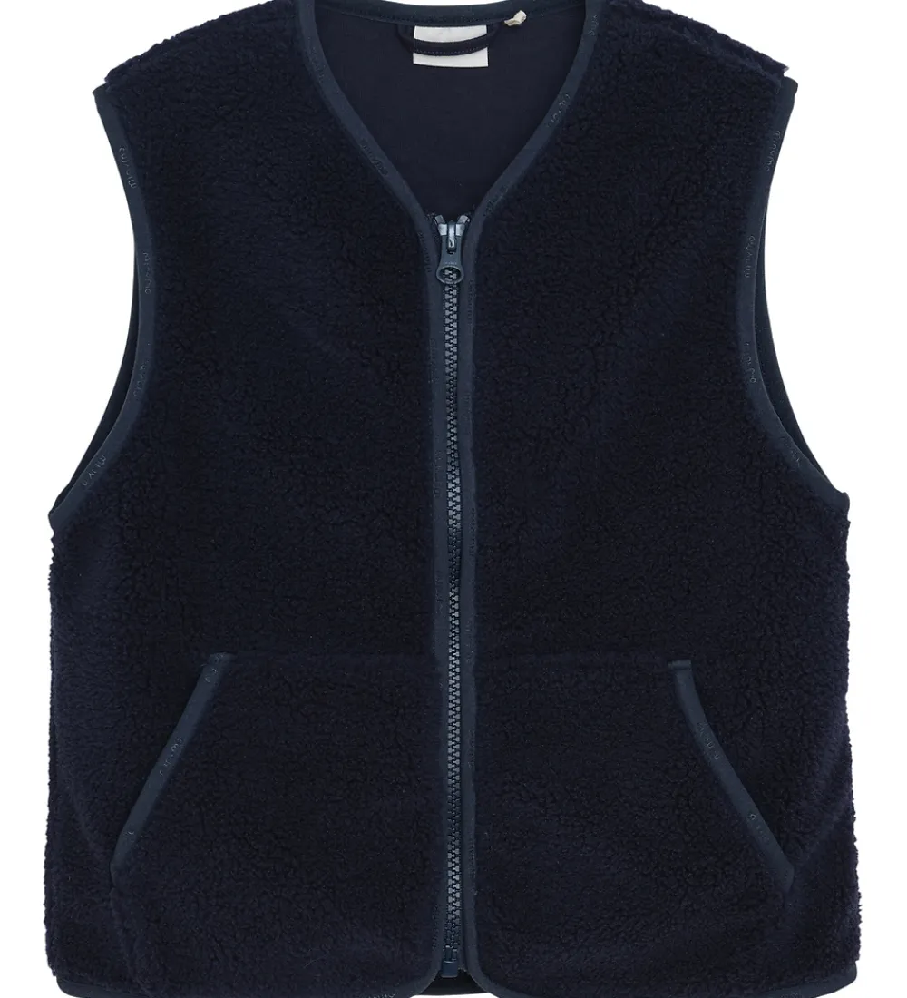 Veste-Minymo Fleecevest - Teddy - Parisian Night