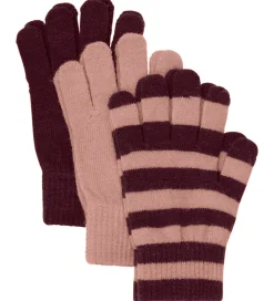 Handsker Og Luffer-Minymo Handsker - 3-pak - Uld - Catawba Grape