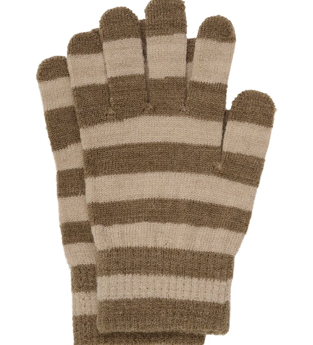 Minymo Handsker Og Luffer*Handsker - 3-pak - Uld - Caribou