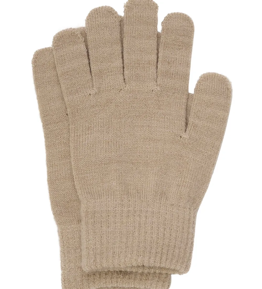 Minymo Handsker Og Luffer*Handsker - 3-pak - Uld - Caribou