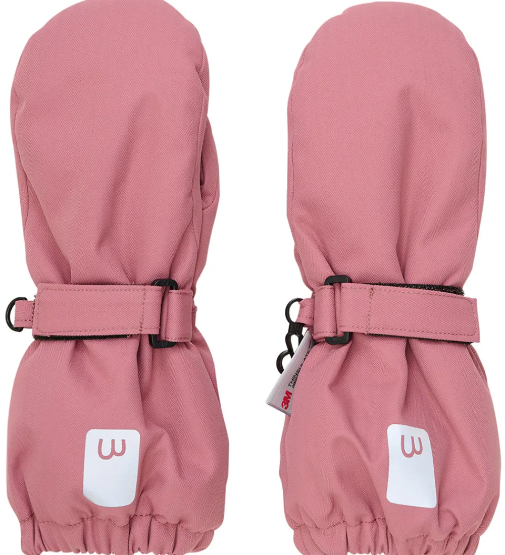 Minymo Handsker Og Luffer*Handsker m. Fleece - Withered Rose