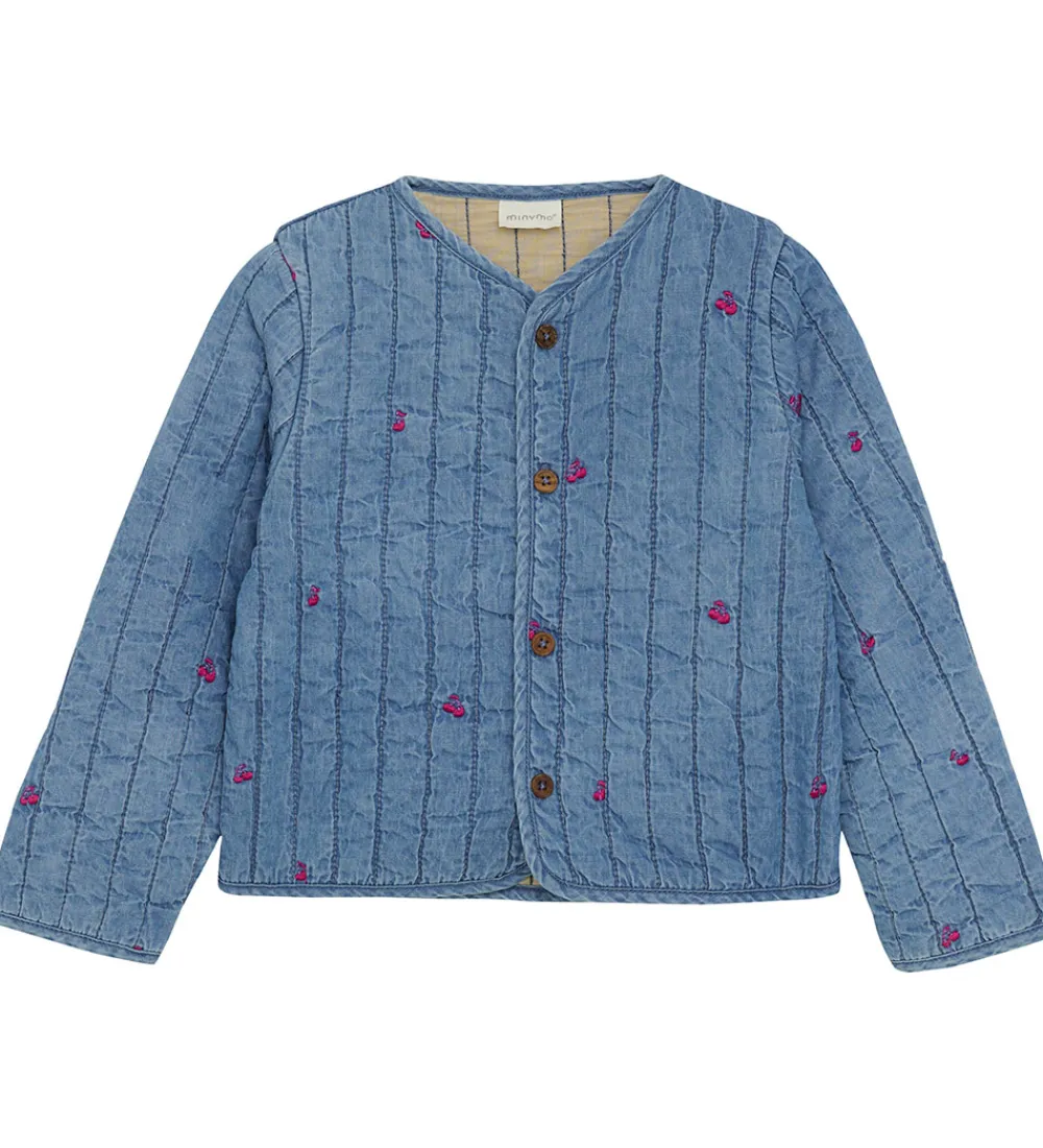 Minymo Cardigans*Jakke - Quilt - Ombre Blue