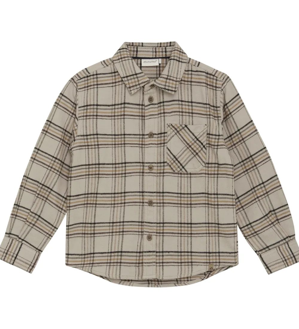 Minymo Skjorter*Skjorte - Oxford Tan