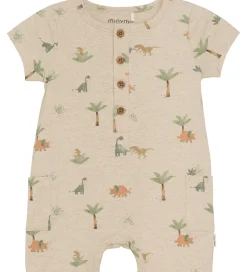 Sommerdragter-Minymo Sommerdragt - Light Beige Melange