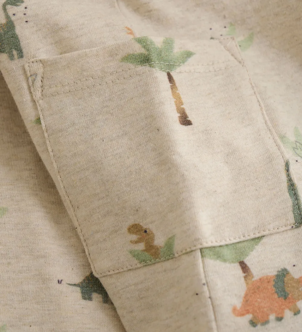 Sommerdragter-Minymo Sommerdragt - Light Beige Melange