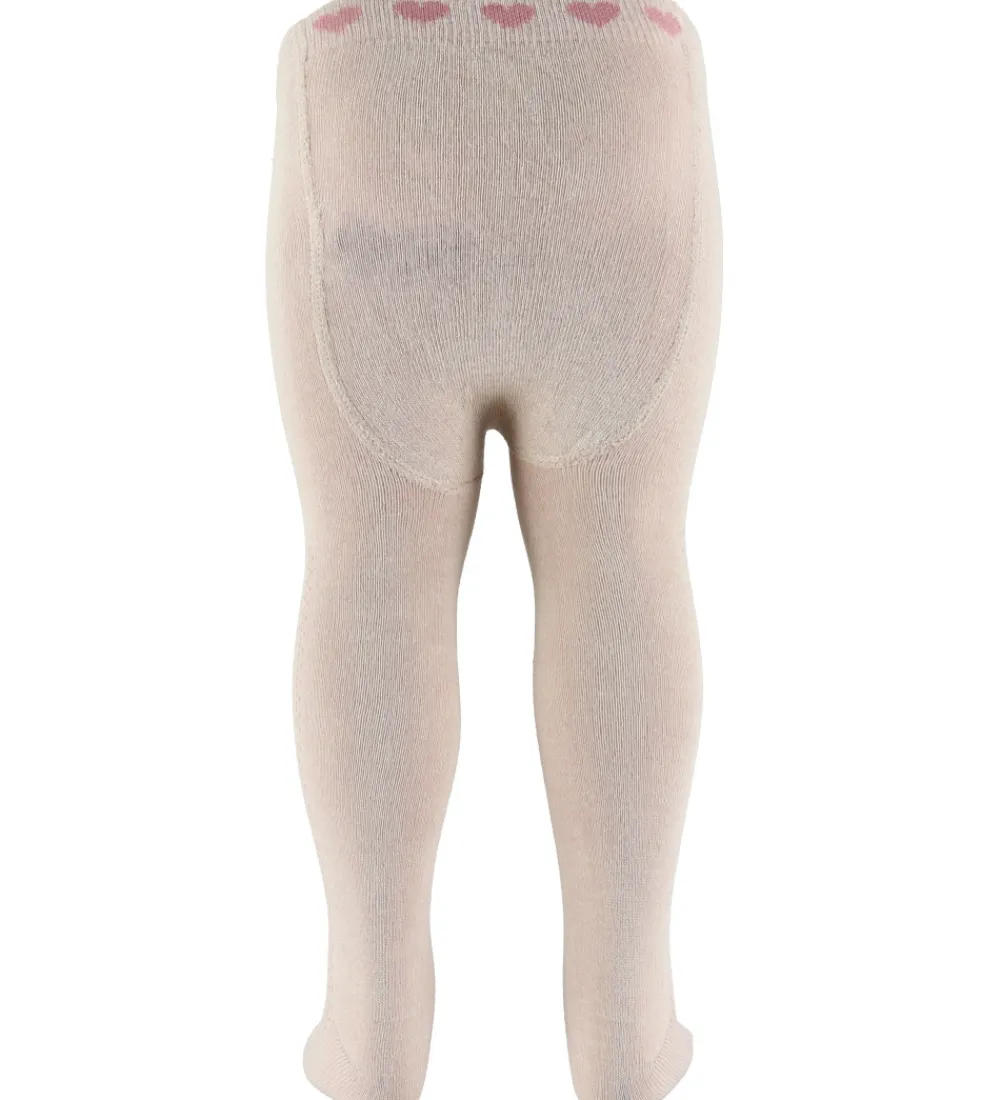 Minymo Strømpebukser*Strømpebukser - 2-pak - Burnished Lilac/Creme